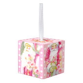Sjofele Roze Chic Roze Kerstman Romantisch Decoratie (Achter hoekig)