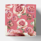 Sjofele Roze Roos Bedankdoosjes (Bovenkant)