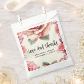 Sjofele Roze Roos Bedankzakje (Geknipt)