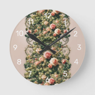 Sjofele Roze Roos Wingerde Bloemrijke Elegantie Ronde Klok