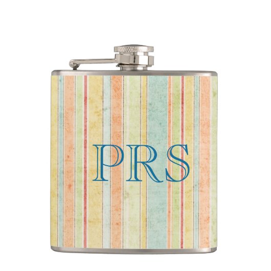 Sjofele Strepen Monogram Hip Fles Heupfles (Voorkant)