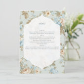 Sjofte chic bloemen menu (Staand voorkant)