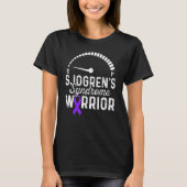 Sjogren Syndrome Survivor Treatment Warrior T-shirt (Voorkant)