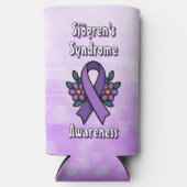 Sjögren's Awareness | Purple Ribbon Seltzer Blikjeskoeler (Voorkant)