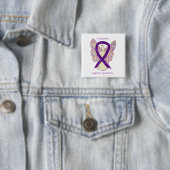 Sjogren's Syndrome Awareness Angel Ribbon Art Pin Vierkante Button 5,1 Cm (In situ)