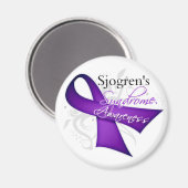 Sjogren's Syndrome Awareness Magneet (Voorkant / Achterkant)