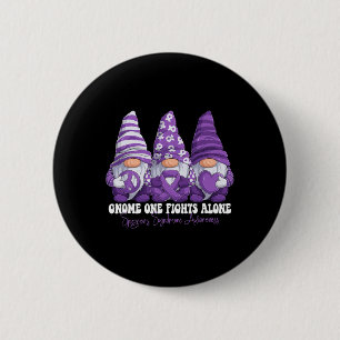 Sjogren's Syndrome Awareness Month Purple Ribbon G Ronde Button 5,7 Cm