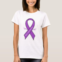 Sjogren's Syndrome Awareness Ribbon with Wings