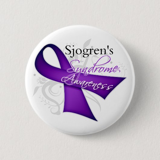 Sjogren's Syndrome Awareness Ronde Button 5,7 Cm (Voorkant)