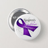 Sjogren's Syndrome Awareness Ronde Button 5,7 Cm (Voorkant /achterkant)