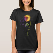 Sjogren's syndrome bewustzijn zonnebloem t-shirt (Voorkant)
