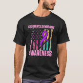 Sjogren's Syndrome Survivor Learn arrior 1 T-shirt (Voorkant)