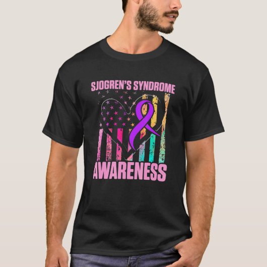 Sjogren's Syndrome Survivor Learn arrior 1 T-shirt (Voorkant)