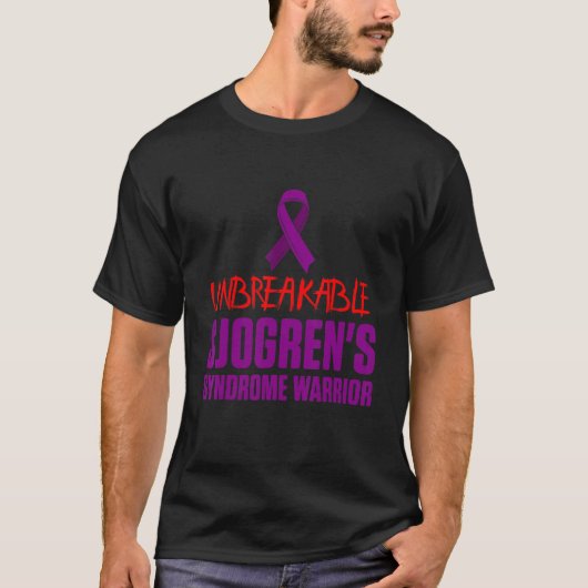 Sjogren's Syndrome Survivor Slow Warrior 2 T-shirt (Voorkant)