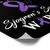 Sjögren's syndroom krijger ik ben het prima down s poster (Hoek)