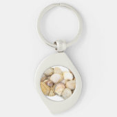 Sjoppen, schelpdieren, kasten, kastelen, schelpen, sleutelhanger (Voorkant)