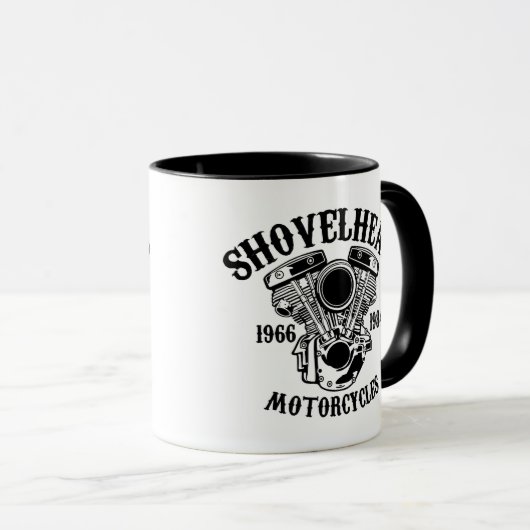 Sjovelhead 1966 - 1984 Biker Mok (Voorkant rechts)