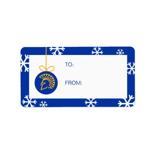 SJSU Holiday Etiket (Voorkant)