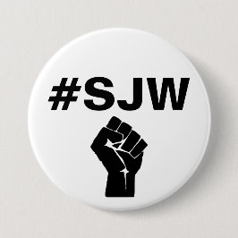 #SJW Social Justice Warrior Ronde Button 7,6 Cm