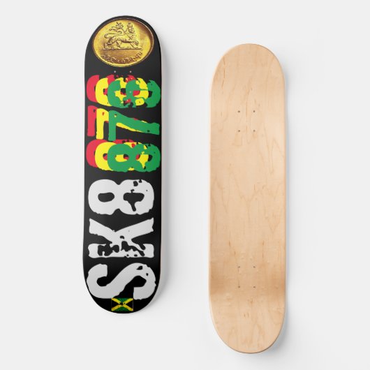 SK8 876 8 1/2" Skateboard Deck (Voorkant)
