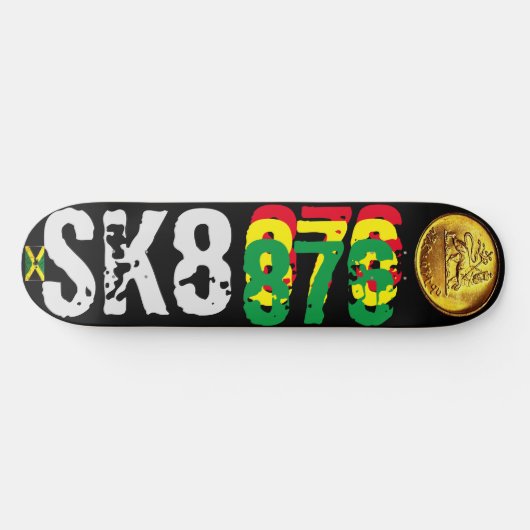 SK8 876 8 1/2" Skateboard Deck (Horizontaal)