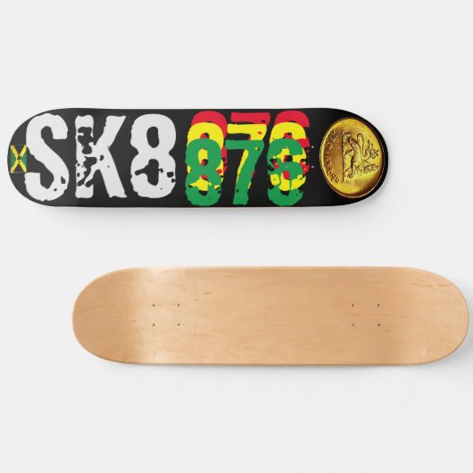 SK8 876 8 1/2" Skateboard Deck (Horizontaal)
