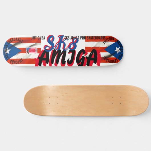 SK8 AMIGA JMT CUBA 8 1/4" Skateboard Deck (Horizontaal)