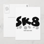 SK8 BRIEFKAART (Voorkant / Achterkant)
