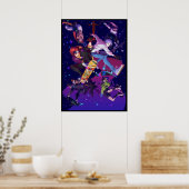 SK8 De oneindige tekens Poster (Keuken)