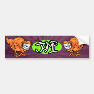 SK8 Dinosticker Bumpersticker