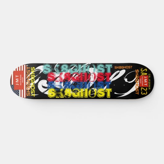 SK8 GHOST 7 3/4-inch skateboard deck (Horizontaal)