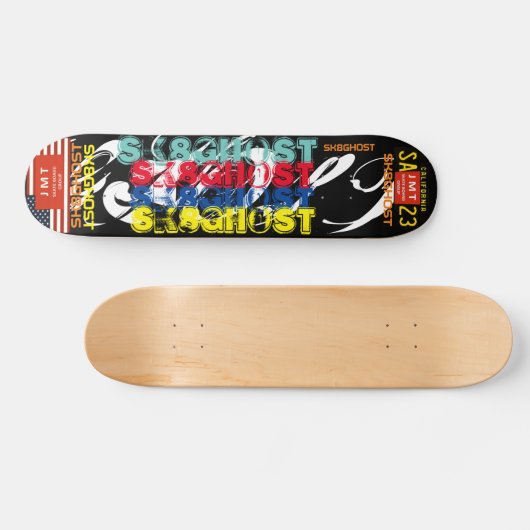 SK8 GHOST 7 3/4-inch skateboard deck (Horizontaal)