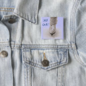 "Sk8 Gr8!" Pin Vierkante Button 5,1 Cm (In situ)