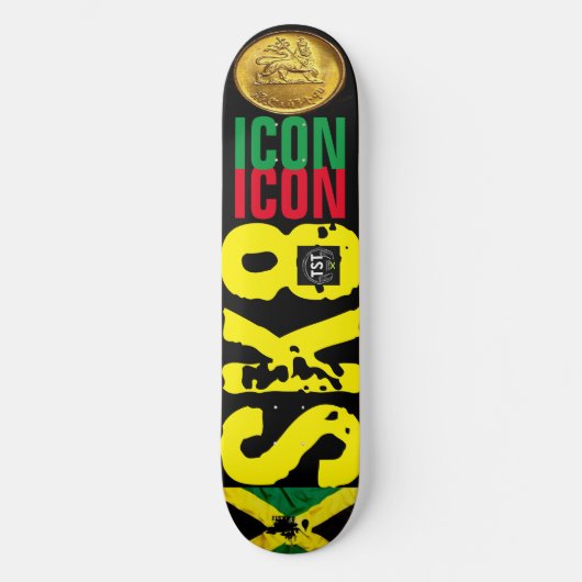 SK8 ICON 8 1/2" Skateboard Dek (Voorkant)