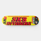 SK8 INVADERS 8 1/4 "Skateboard Deck Persoonlijk Skateboard (Horizontaal)