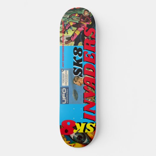SK8 INVADERS JMT 8 1/4" Skateboard Deck (Voorkant)