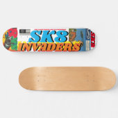 SK8 INVADERS JMT 8 1/4 "Skateboard Deck Persoonlijk Skateboard (Horizontaal)