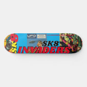 SK8 INVADERS JMT 8 1/4 "Skateboard Deck Persoonlijk Skateboard (Horizontaal)