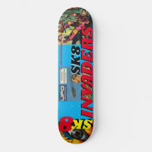 SK8 INVADERS JMT 8 1/4 "Skateboard Deck