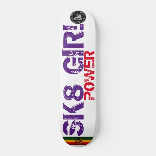 SK8 MEISJE POWER Skateboard (Voorkant)