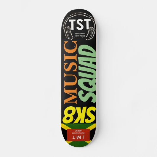 SK8 MUSIC SQUAD Skateboard (Voorkant)