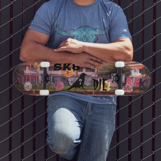 SK8 of DIE Skateboard (Buiten 3)