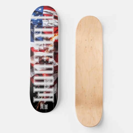 SK8 Patriot Persoonlijk Skateboard (Voorkant)
