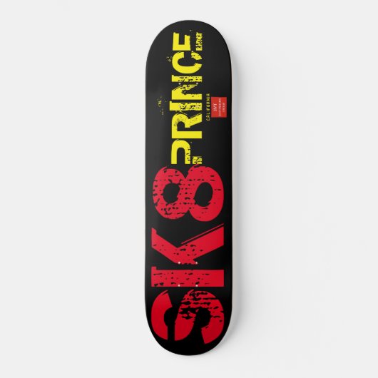 SK8 PRINCE Skateboard (Voorkant)