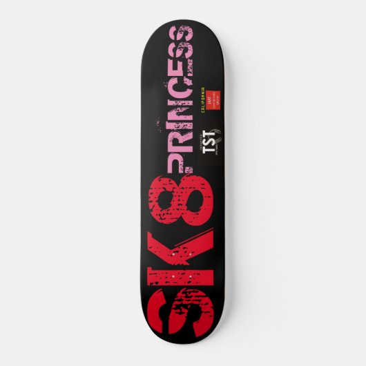 SK8 PRINSES / TST Skateboard (Voorkant)