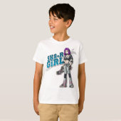 SK8-R Girl Shirt voor meisjes (Voorkant volledig)