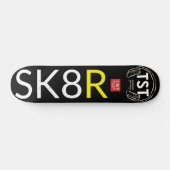 SK8 R OFFICIEEL Collectible Skateboard, 7¾" Deck Persoonlijk Skateboard (Horizontaal)