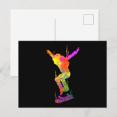 Sk8 Skateboarder Skatepark Sk8ing Skatehall Briefkaart (Voorkant / Achterkant)