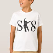 SK8-skater T-shirt (Voorkant)