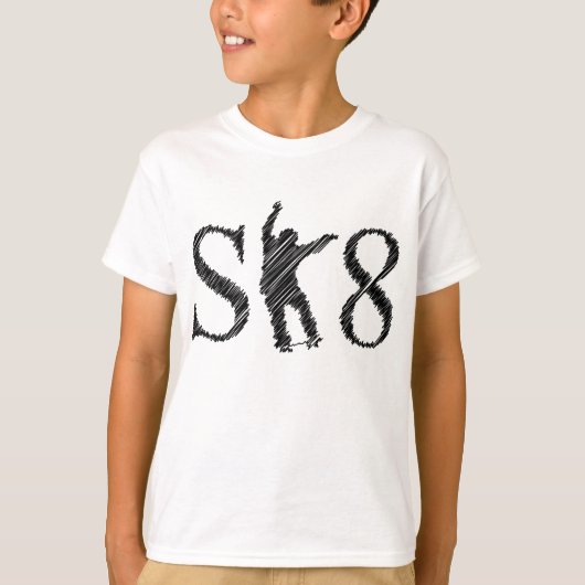 SK8-skater T-shirt (Voorkant)